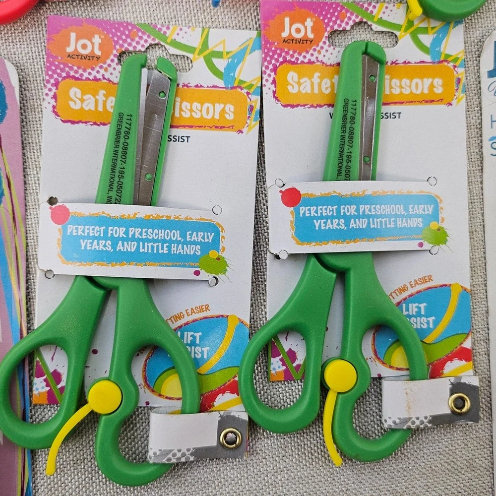 Jot Highlighters and Safety Scissors Bulk Set Kids School Supplies 23pc Bundle